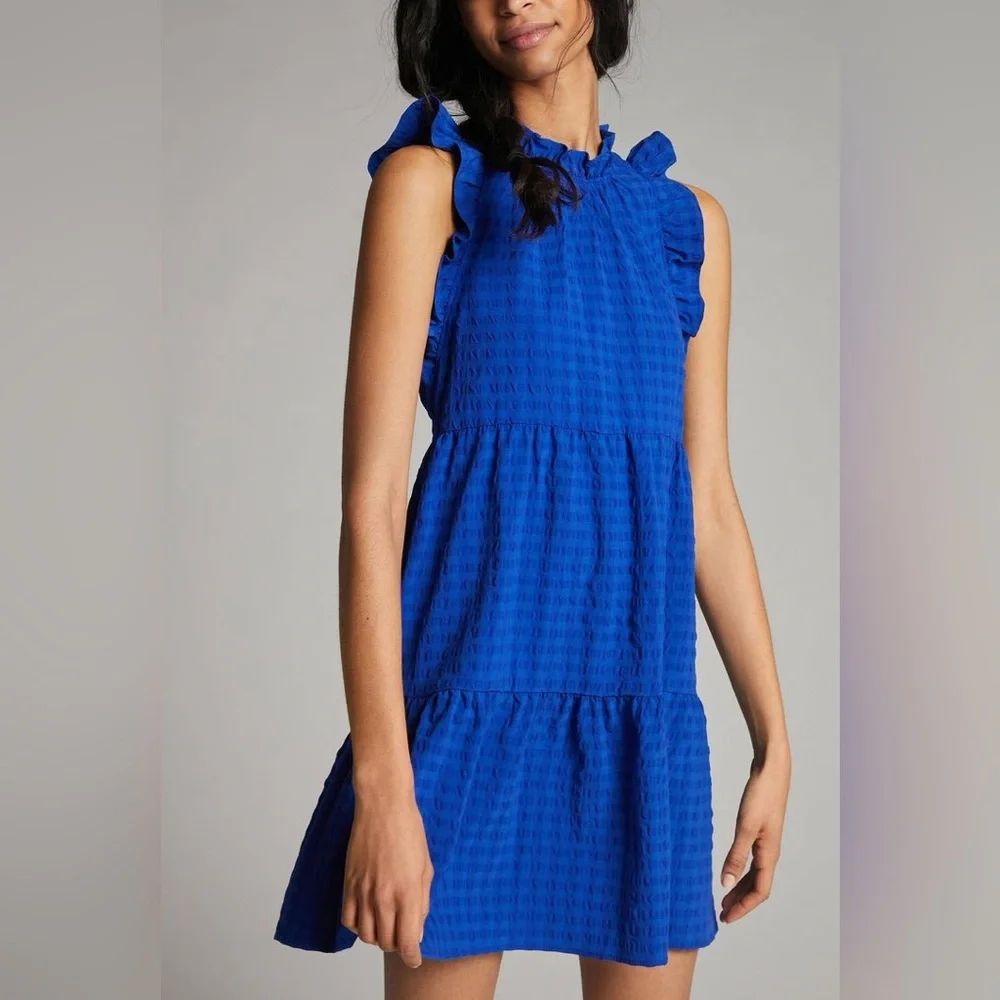 Maeve Anthropologie Royal Blue Dress Lida L - Picture 1 of 3